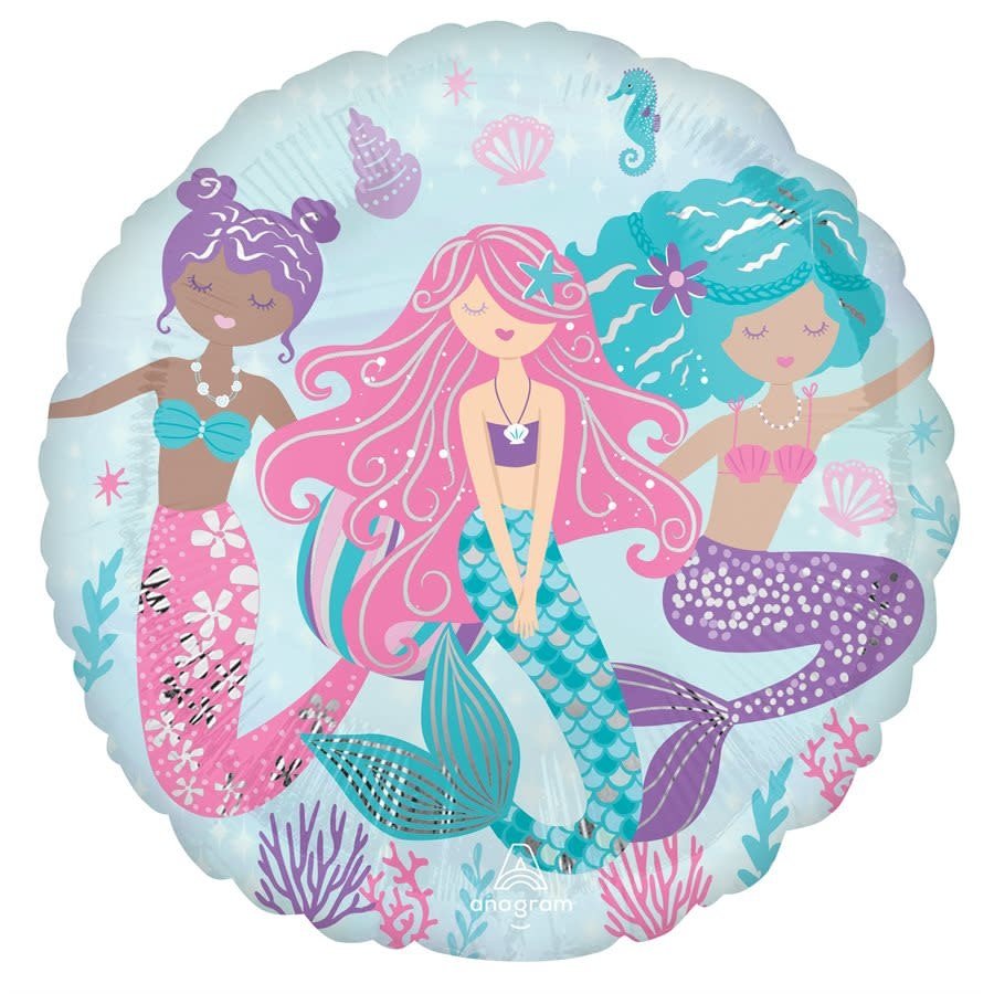 Ballon Mylar 18Po - Sirène En Fete Party Shop