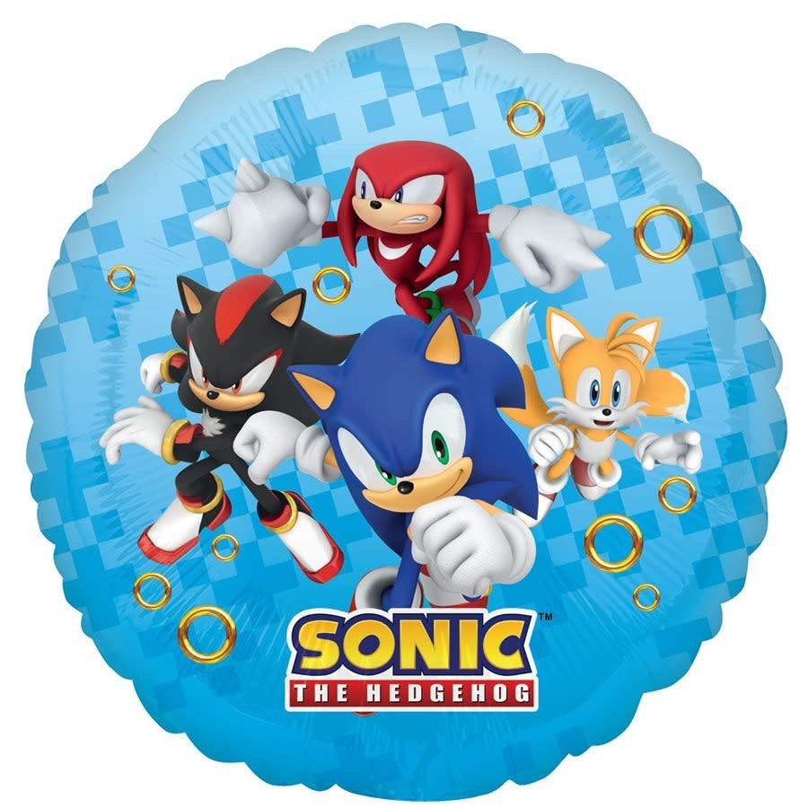 Ballon Mylar 18Po - Sonic The Hedgehog Party Shop