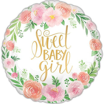 Ballon Mylar 18Po - Sweet Baby Girl Party Shop