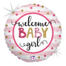 Anagram - Ballon Mylar 18Po - Welcome Baby Girl - Party Shop