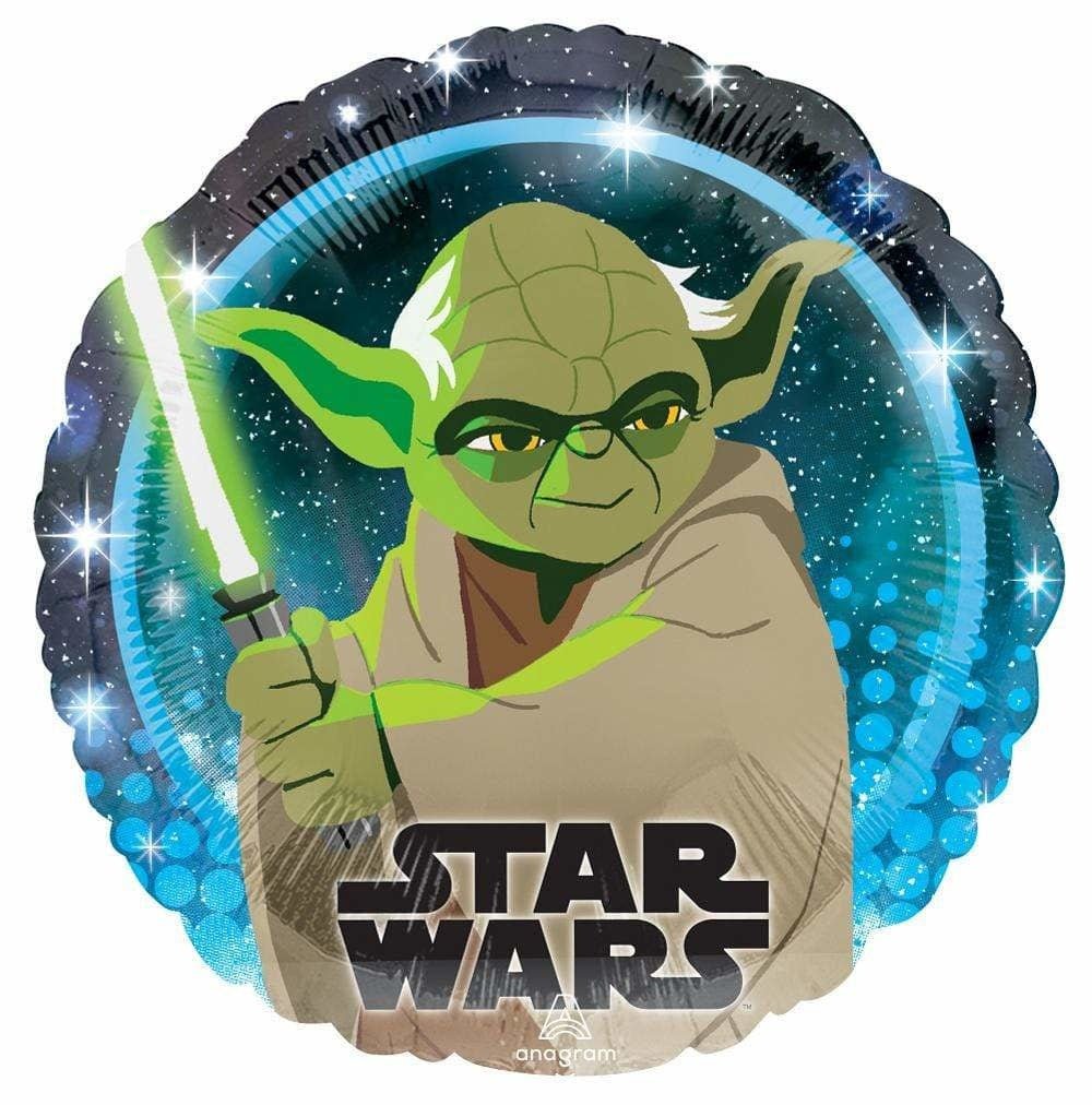 Ballon Mylar 18Po - Yoda (Star Wars) Party Shop