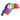 Anagram - Ballon Mylar 27Po - Toucan Tropical - Party Shop