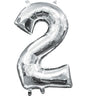 Anagram - Ballon Mylar A L'Air 16" -  2 Argent - Party Shop