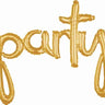 Anagram - Ballon Mylar À L'Air "Party" Or - Party Shop