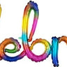 Anagram - Ballon Mylar À Suspendre À L'Air (59X20Po) - Celebrate (Multicolore) - Party Shop