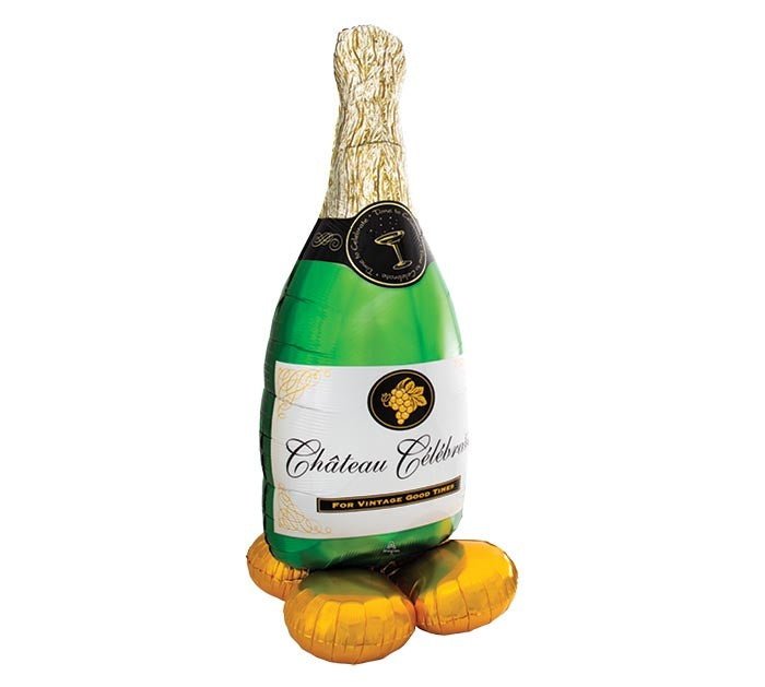 Ballon Mylar Airloonz - Bouteille De Champagne Party Shop