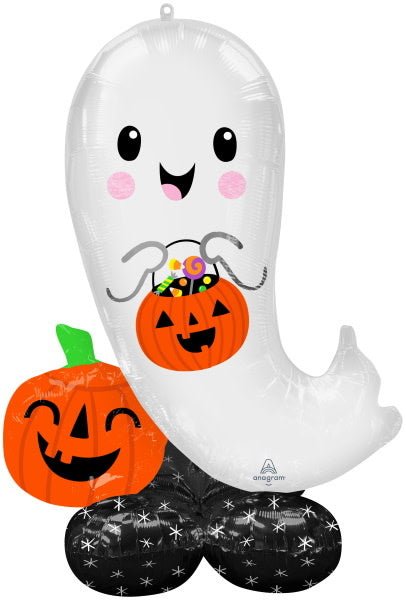 Ballon Mylar Airloonz - Halloween (Fantome Avec Citrouille) Party Shop