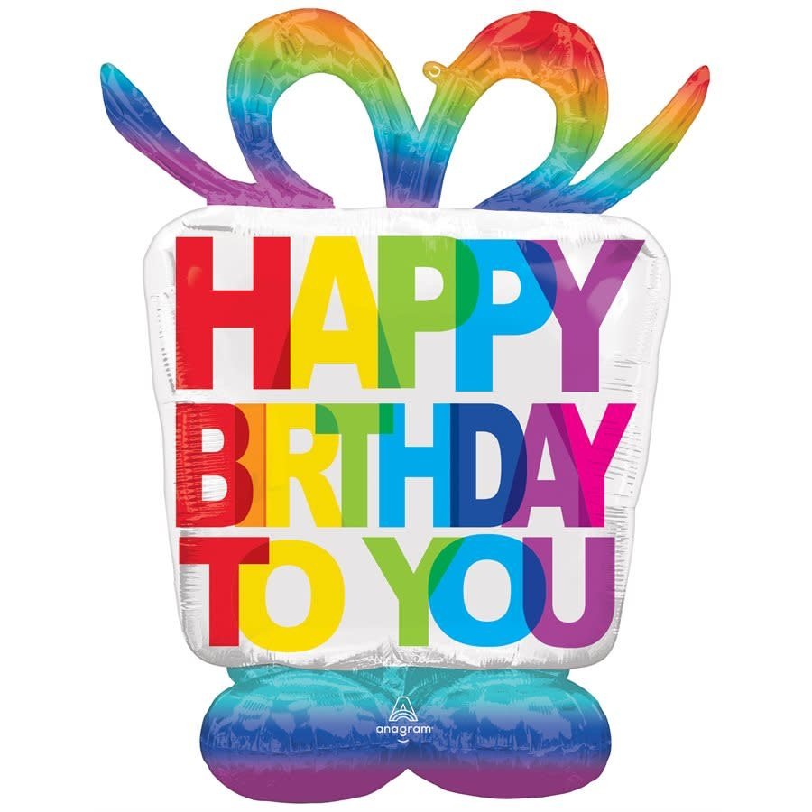 Ballon Mylar Airloonz - Happy Birthday To You Party Shop