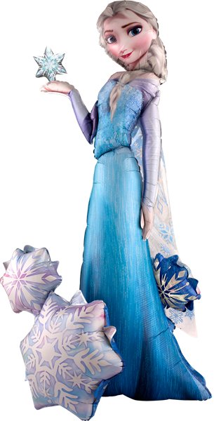 Ballon Mylar Airwalker - La Reine Des Neiges (Frozen) - Elsa Party Shop