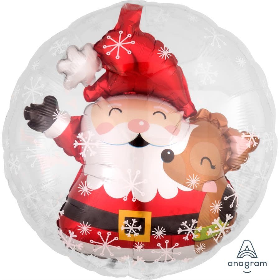 Ballon Mylar Bubble Insider - Noel Party Shop