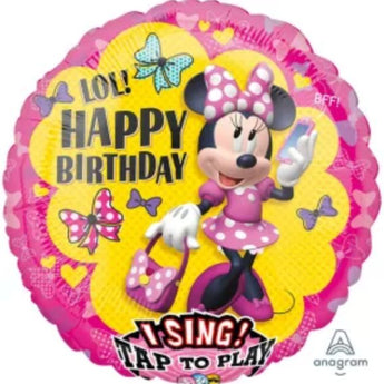 Ballon Mylar Chantant - Minnie Mouse Party Shop