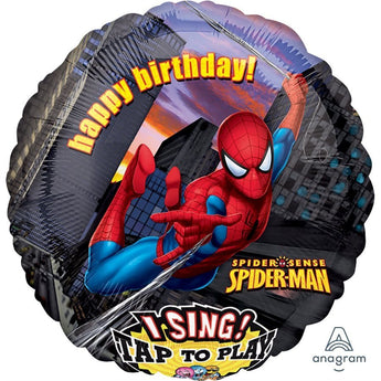 Ballon Mylar Chantant - Spider - Man Party Shop