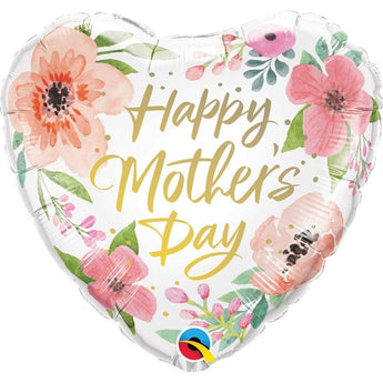 Ballon Mylar Coeur 18'' - Happy Mother'S Day Party Shop