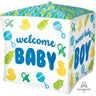 Anagram - Ballon Mylar Cubez - Bébé Garçon - Party Shop