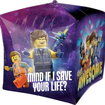 Ballon Mylar Cubez - Lego Movie 2 Party Shop