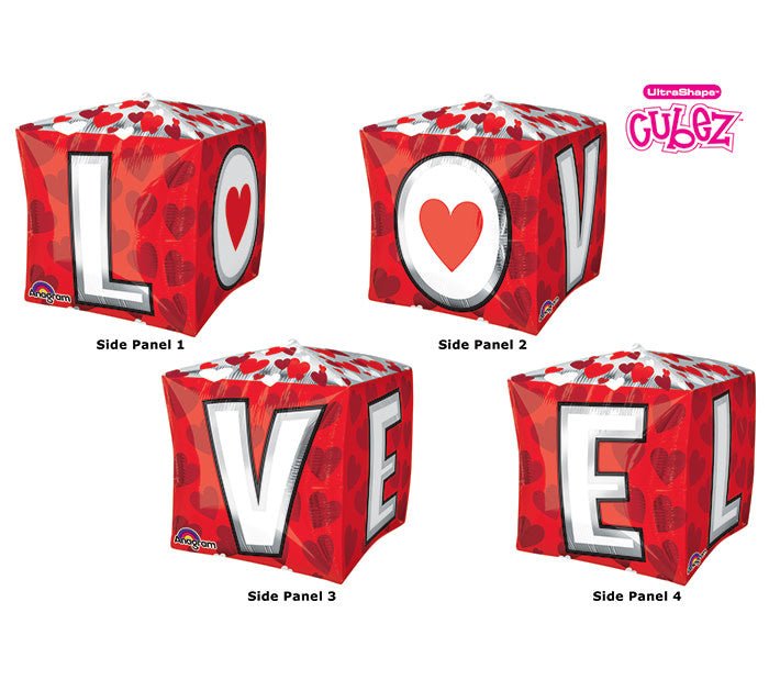 Ballon Mylar Cubez - Love Party Shop