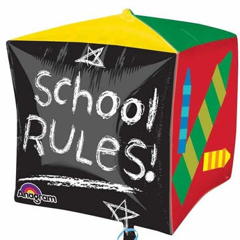 Ballon Mylar Cubez - Rentrée Scolaire Party Shop