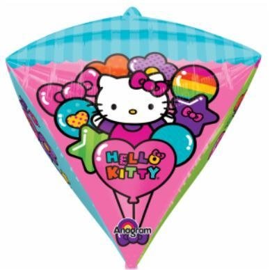 Ballon Mylar Diamondz Hello Kitty Party Shop