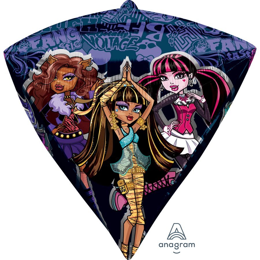 Ballon Mylar Diamondz - Monster High Party Shop