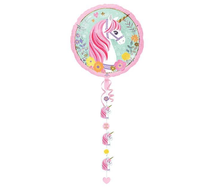 Ballon Mylar Drop - A - Line - Licorne Party Shop