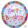Anagram - Ballon Mylar Jumbo - Happy Birthday Multicolore Prismatic - Party Shop