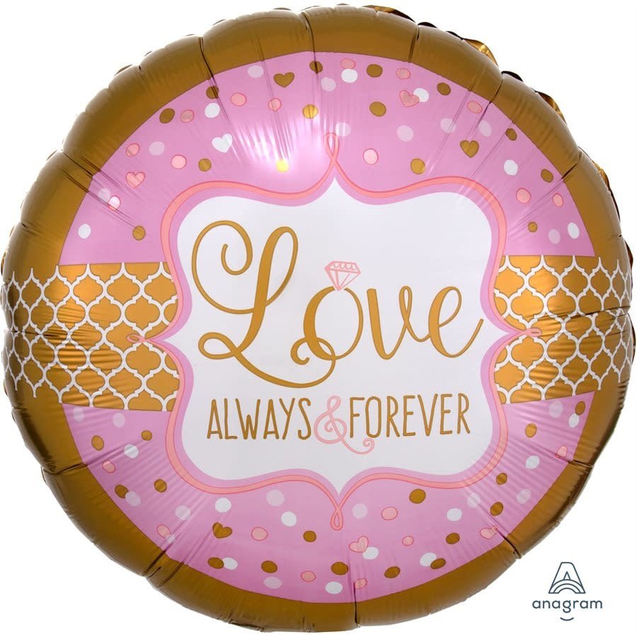 Ballon Mylar Jumbo - Love Always & Forever Party Shop