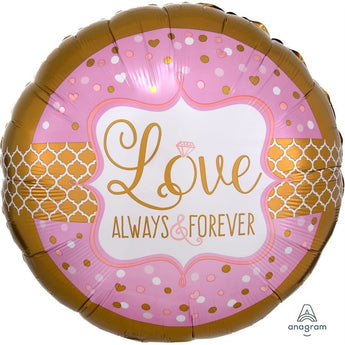 Ballon Mylar Jumbo - Love Always & Forever Party Shop