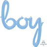 Anagram - Ballon Mylar Lettres Scrypt À L'Air - Boy - Party Shop