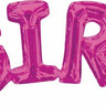 Anagram - Ballon Mylar Lettres Scrypt À L'Air - Girl Rose - Party Shop