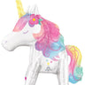 Anagram - Ballon Mylar Licorne À L'Air 25Po De Haut Pastel - Party Shop