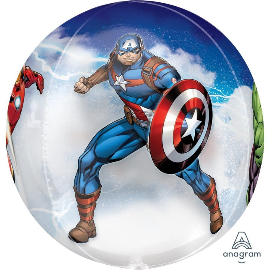 Ballon Mylar Orbz - Avengers (Quatre Côtés) Party Shop