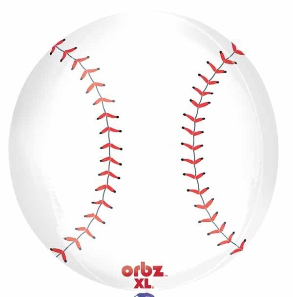 Ballon Mylar Orbz - Balle De Baseball Party Shop