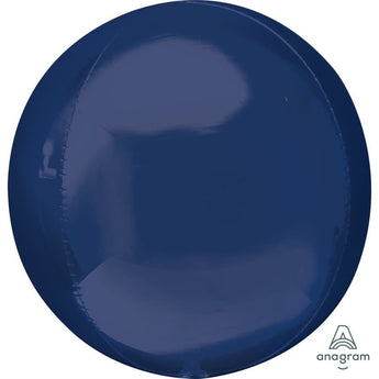 Ballon Mylar Orbz - Bleu Marin Party Shop