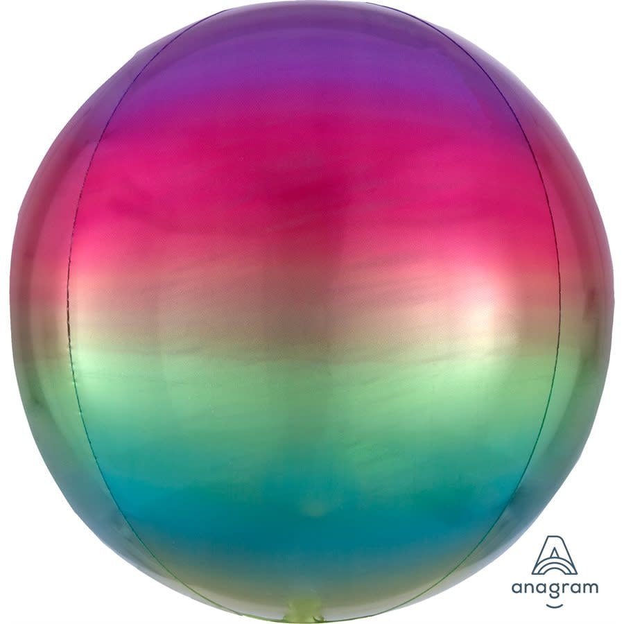 Ballon Mylar Orbz - Dégradé Arc - En - Ciel Party Shop