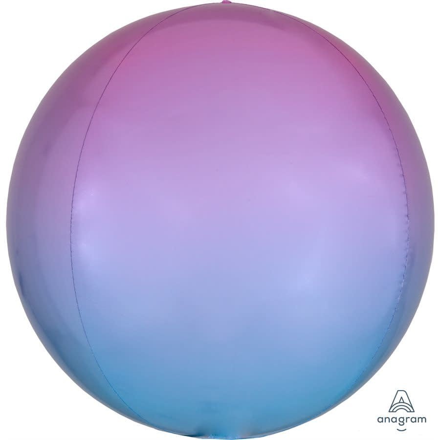 Ballon Mylar Orbz - Dégradé Rose Et Bleu Party Shop