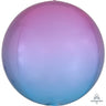 Anagram - Ballon Mylar Orbz - Dégradé Rose Et Bleu - Party Shop