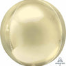 Anagram - Ballon Mylar Orbz - Jaune Pastel - Party Shop