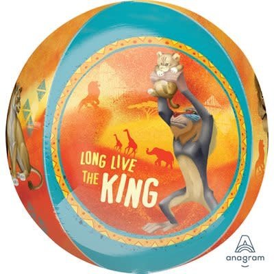 Ballon Mylar Orbz - Le Roi LionParty Shop