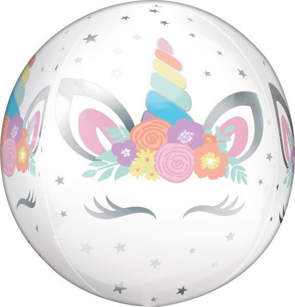 Ballon Mylar Orbz - Licorne Party Shop