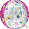 Anagram - Ballon Mylar Orbz - Licornes - Party Shop