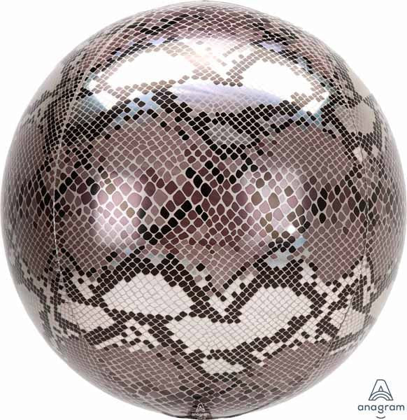 Ballon Mylar Orbz - Motif Serpent Party Shop