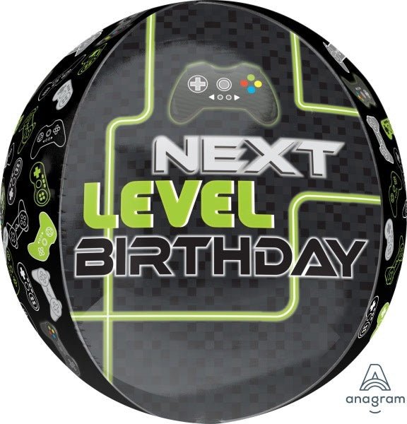 Ballon Mylar Orbz - Next Level Birthday Party Shop