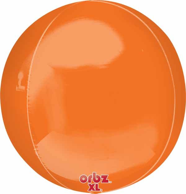 Ballon Mylar Orbz - Orange Party Shop