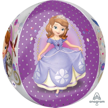 Ballon Mylar Orbz - Princesse Sofia Party Shop