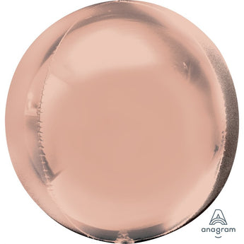 Ballon Mylar Orbz - Rose Gold Party Shop