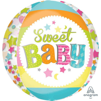 Ballon Mylar Orbz - Sweet Baby Party Shop