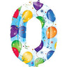 Anagram - Ballon Mylar Supershape - 0 Motifs Ballons - Party Shop
