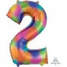 Anagram - Ballon Mylar Supershape - 2 Arc-En-Ciel - Party Shop