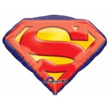 Ballon Mylar Supershape - 26Po Emblême Superman Party Shop