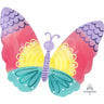 Anagram - Ballon Mylar Supershape 26Po - Papillon Coloré - Party Shop